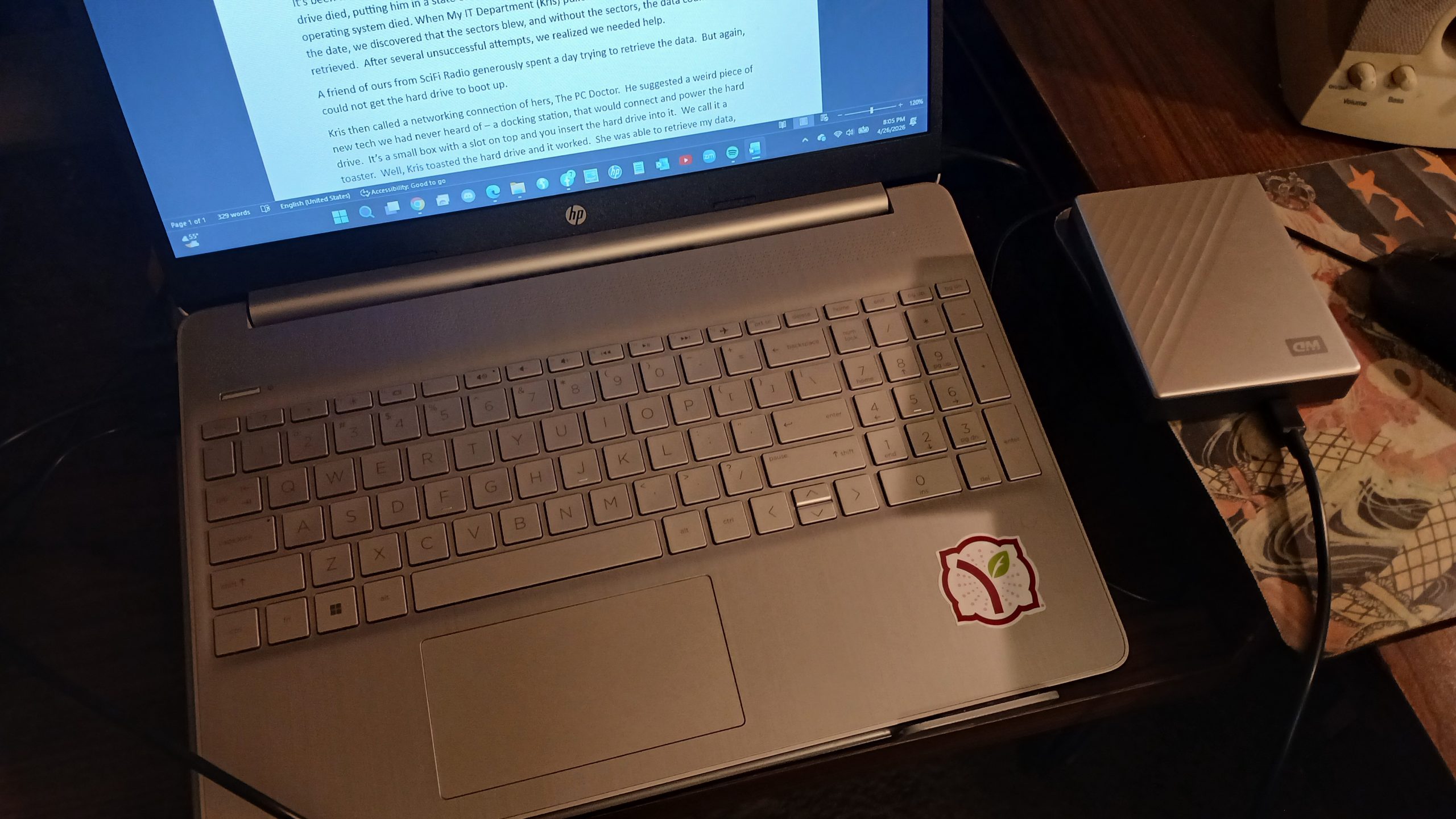 The Laptop with Two Brains